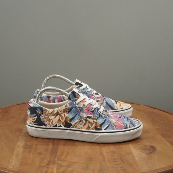 Vans Shoes - Vans Womens Authentic Sneakers Shoes Tropical Colorful Canvas Lace Up Size 8.5